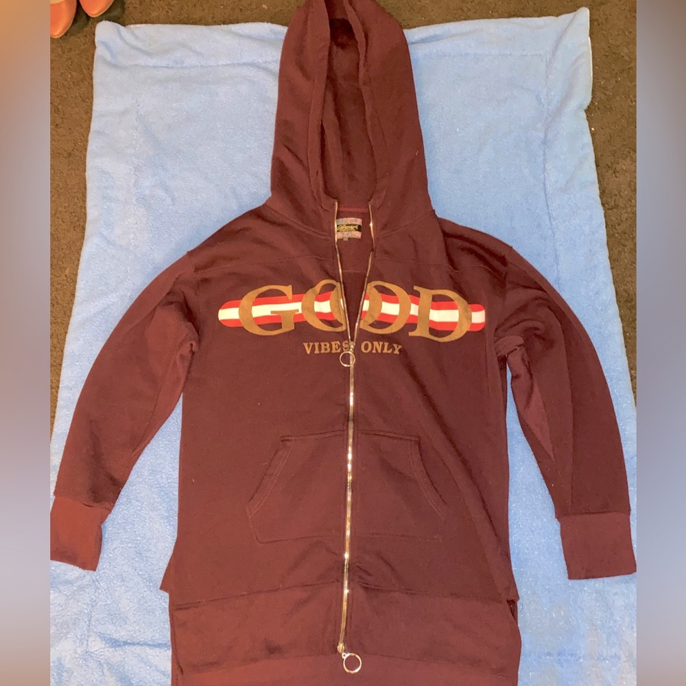 Good vibes only heavy sweatshirt